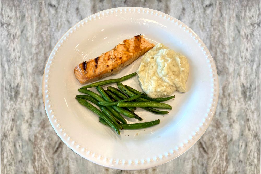 Honey-Mustard Glazed Salmon